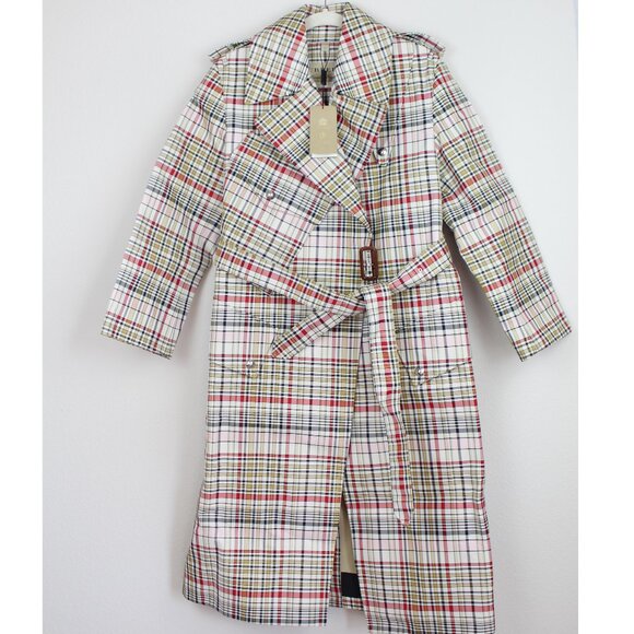 NWT Burberry Check Runway Rain Trench Coat – Iconic Heritage Style - Picture 2 of 16